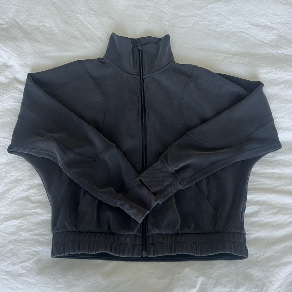lululemon Softstream Black Zip-Up Sweatshirt